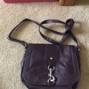EUC purple crossbody purse